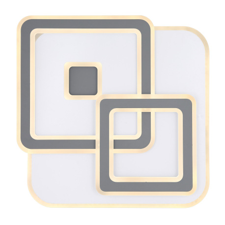 Stropné svietidlo, kov biely, akryl, kompatibilné s Google Assistant a Alexa, pamäťová funkcia, nočn 4