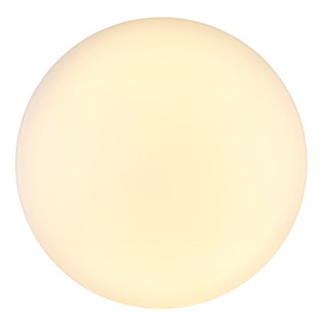 Stropné svietidlo, kov biely, akryl biely, ø: 495 mm, V: 90 mm, vrátane LED 24W 230V, zdroj 2500lm, 3