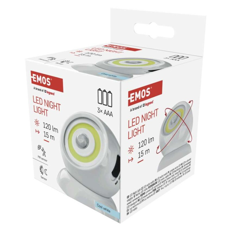 LED nočné svetlo P3324 s pohybovým čidlom 5