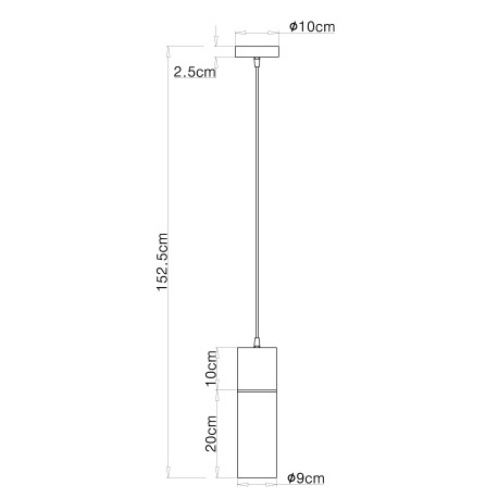 Závesné svietidlo, kov čierny, dymové sklo, kov čierny, textilný čierny kábel, ø: 90mm, V:1525mm, be 15