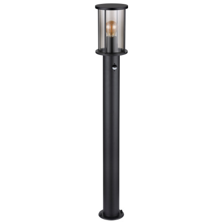 Vonkajšie svetlo nerezová oceľ čierna matná, sklo dymovej farby, kovové tyče čierne matné, vrátane s 10