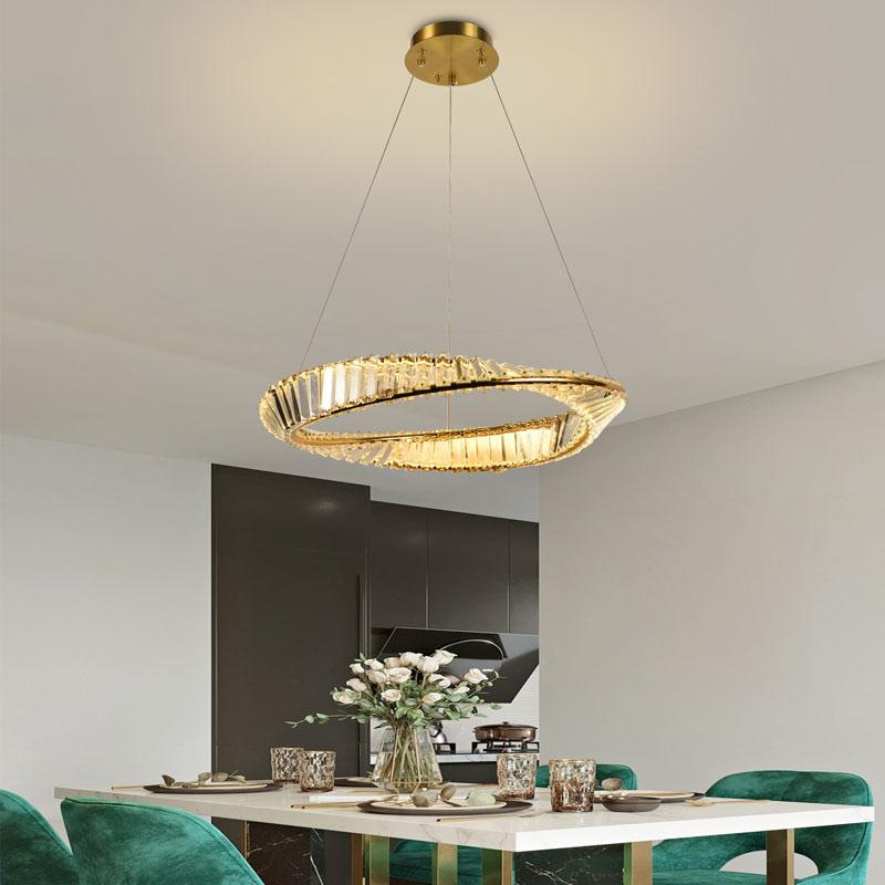 LED krištáľové svietidlo + diaľkový ovládač 40W - J6349/GCH 7
