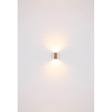 Vonkajšie svietidlo hliník imitácia dreva, číre sklo, smer svetla: nadol, IP44, ŠxV: 68x80mm, H: 92m 5