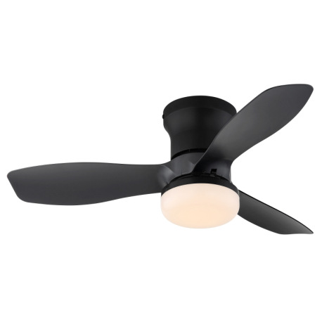 Stropný ventilátor, plast, matná čierna/antracitová/biela, stmievateľný, viacero rýchlostí pomocou n 17