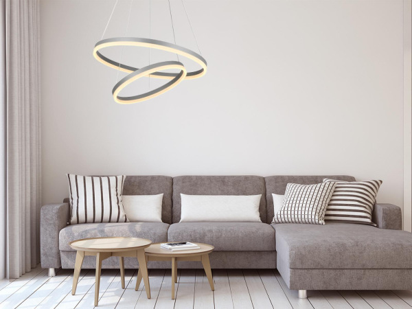 LED závesná lampa na lanku + diaľkový ovládač 70W - J4310/S 6