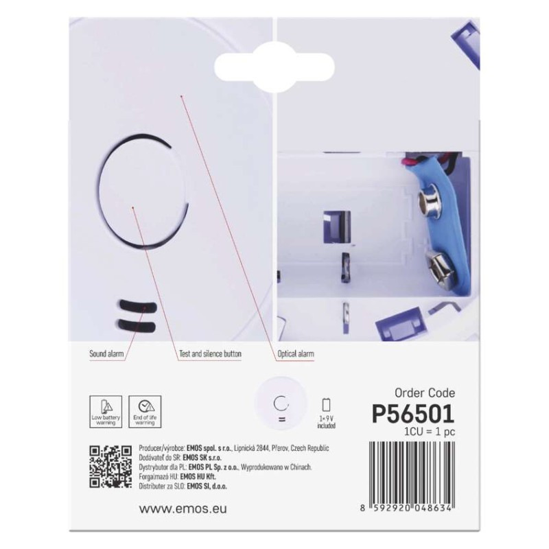 Detektor dymu GS536-H01 10