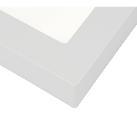 Stropné svietidlo, plast biely, plast opál, DxŠxV:122x122x35, vrátane 1xLED 6W 230V, 450lm, 3000K 5