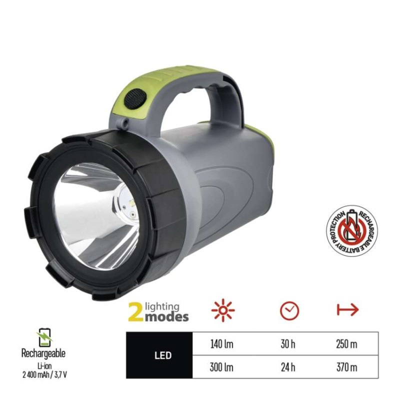 LED nabíjacie svietidlo P2311, 300 lm, 2400 mAh 4