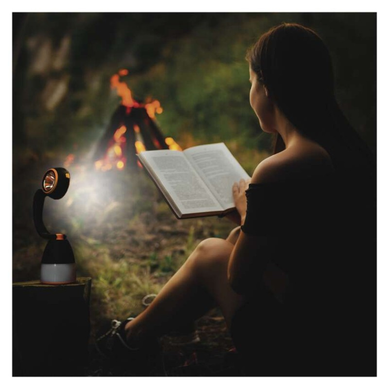 LED multifunkčné kempingové svietidlo P4008, 215 lm, 3x AA 3