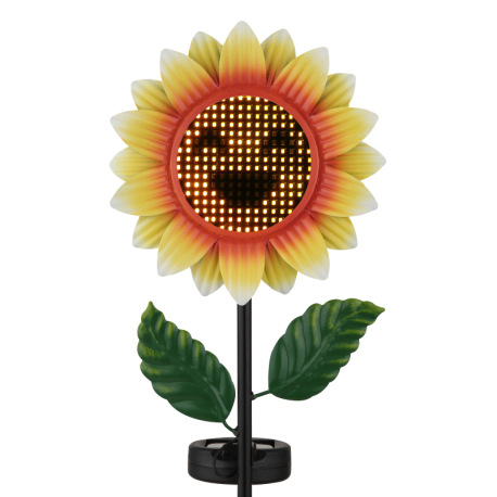 Solárne svietidlo, kov čierny/zelený/žltý matný, plast čierny matný, vypínač, batéria súčasťou balen 18