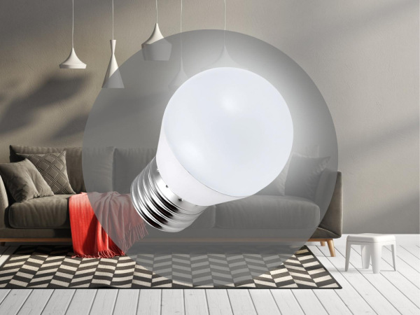 LED žiarovka 5W - G45 / E27 / SMD / 6500K - ZLS807 3