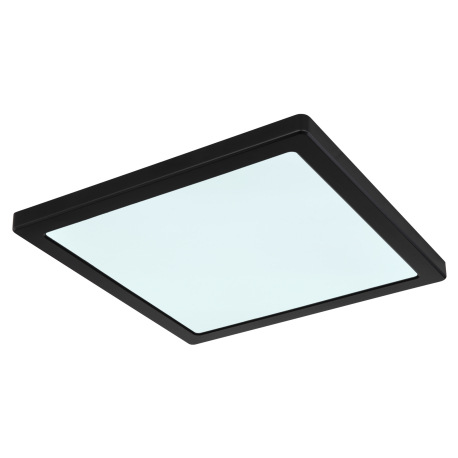 Stropné svietidlo, plast čierny, plast biely, zmena farby svetla prepínačom, fixácia farby, DxŠxV:29 6