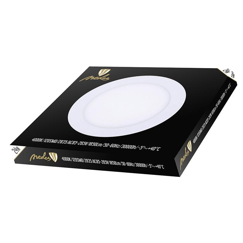 LED vsadený panel 24W / PR / SMD / 4000K / WH - LPL125 1