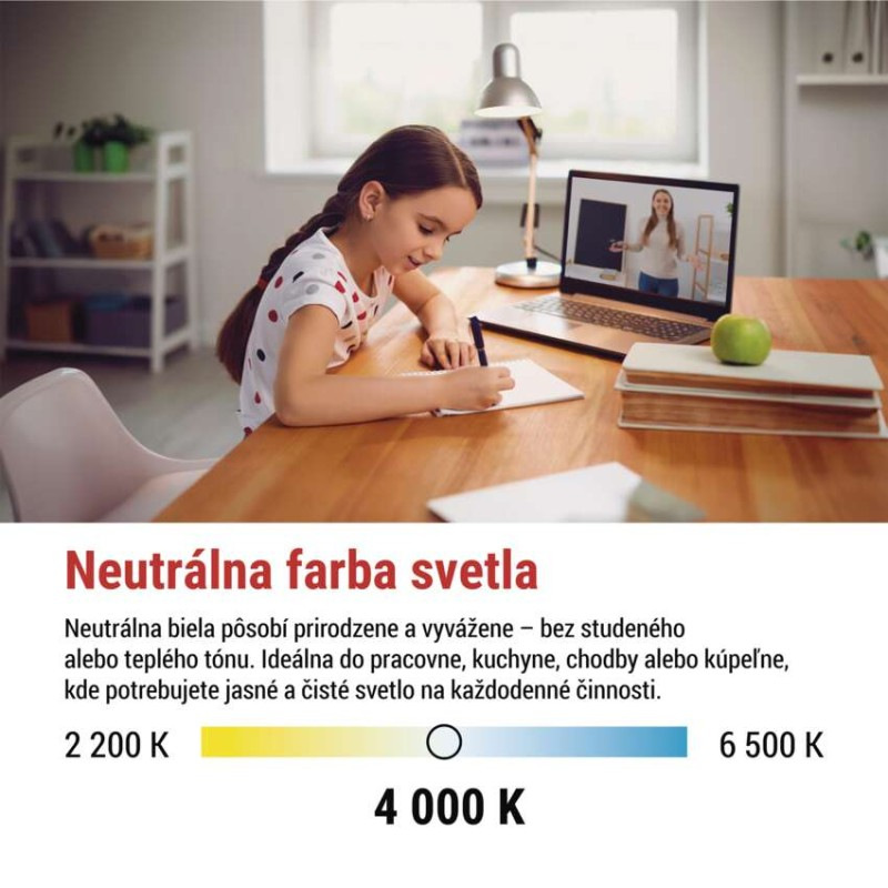 LED žiarovka Classic JC / G9 / 4,9 W (60W) / 806 lm / Neutrálna biela 1