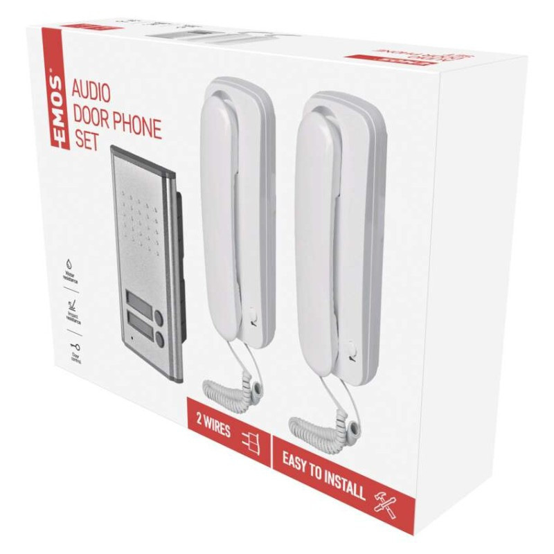 Sada domáceho audio vrátnika H1086, 2 účastníci 6