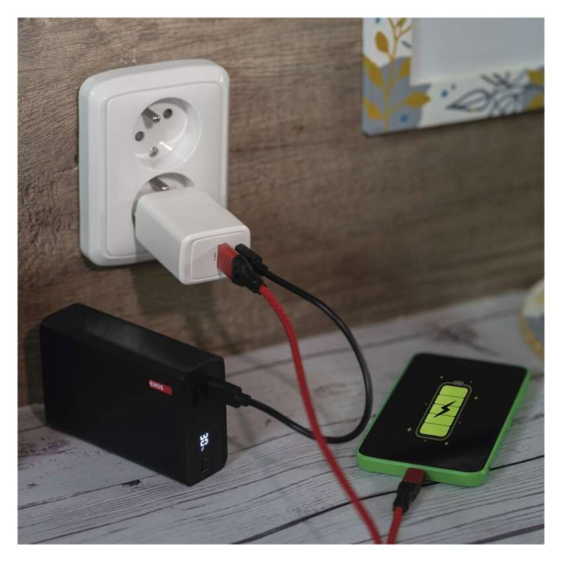 Univerzálny USB adaptér GaN do siete PD 45 W max. 12