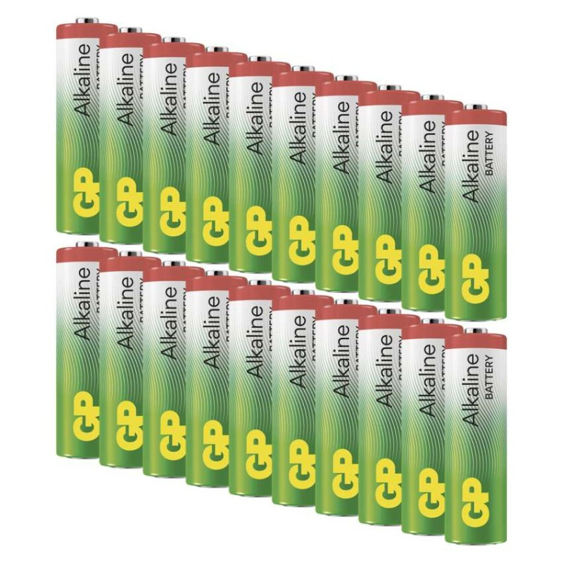 Alkalická batéria GP Alkaline LR6 (AA), 20 ks 1