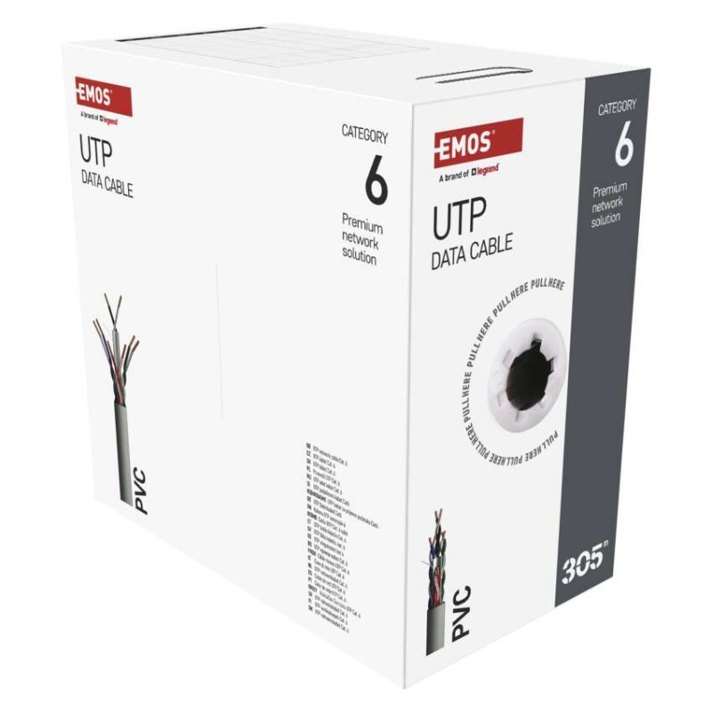 Datový kábel UTP CAT 6, 305m 8