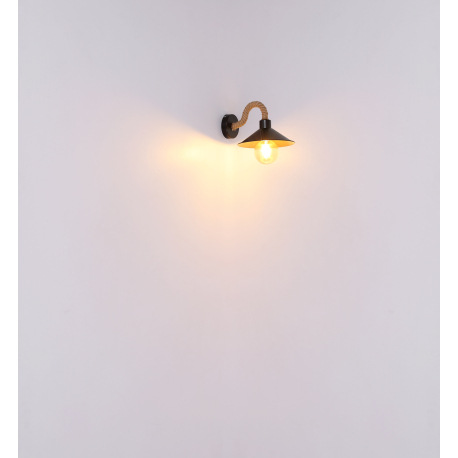 Závesné svietidlo, kov čierny a zlatý, lano, DxŠxV:825x220x1200mm, bez žiaroviek 3x E27, max. 60W 23 8