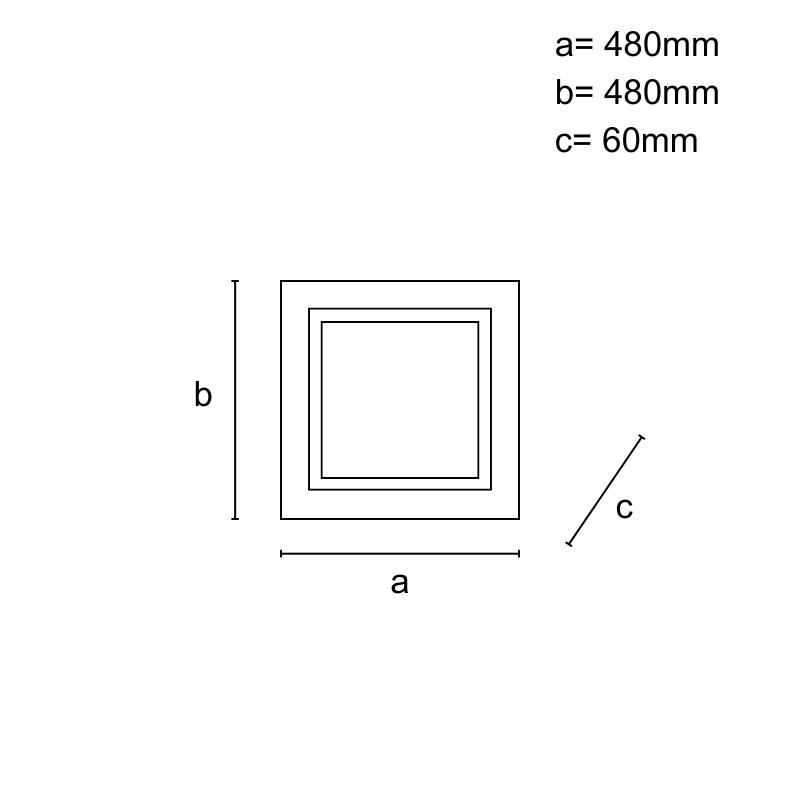 LED stropné svietidlo s diaľkovým ovládačom 35W - J1351/BW 10