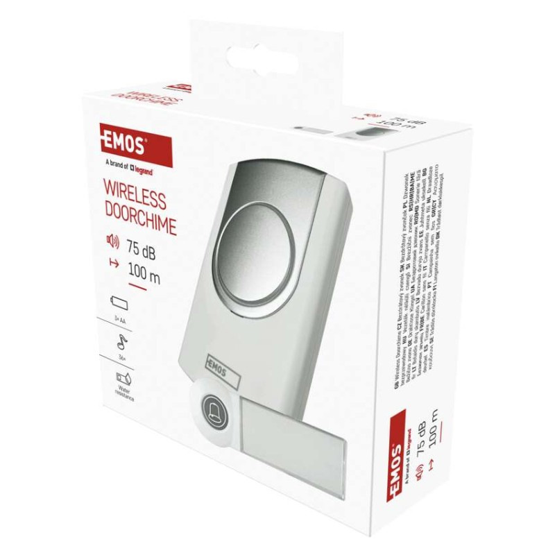 Domový bezdrôtový zvonček P5723 na 3x AA 11