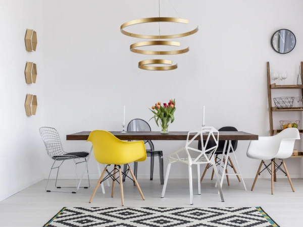 LED visiace svietidlo + diaľkový ovládač 220W - J4329/G 7