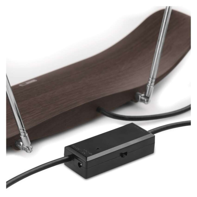 Anténa izbová CITY WOOD-C500, DVB-T2, DAB, FM, filter LTE/4G/5G 11