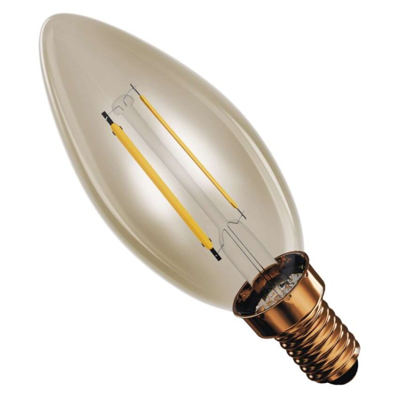 LED žiarovka Vintage sviečka / E14 / 2,5 W (20 W) / 225 lm / Teplá biela 6