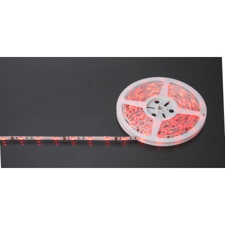 LED pásik plastový biely, stmievateľný, RGB menič a fixácia farieb, diaľkové ovládanie, možnosť skrá 12