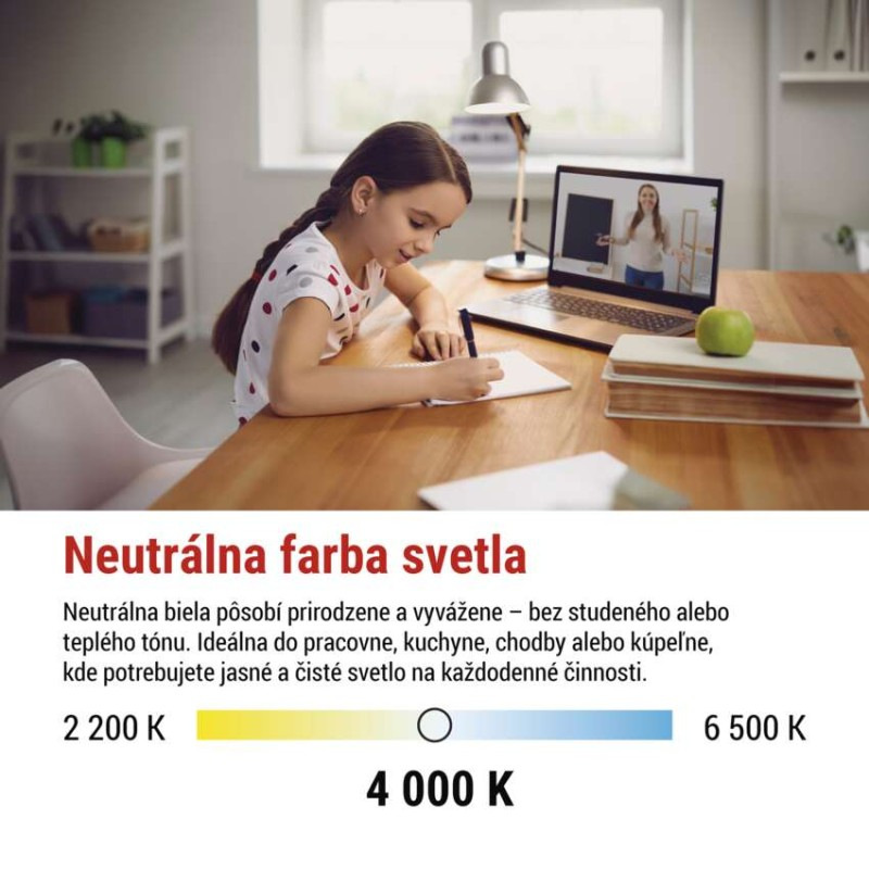 LED žiarovka Classic A60 / E27 / 14 W (120 W) / 1901 lm / Neutrálna biela 2