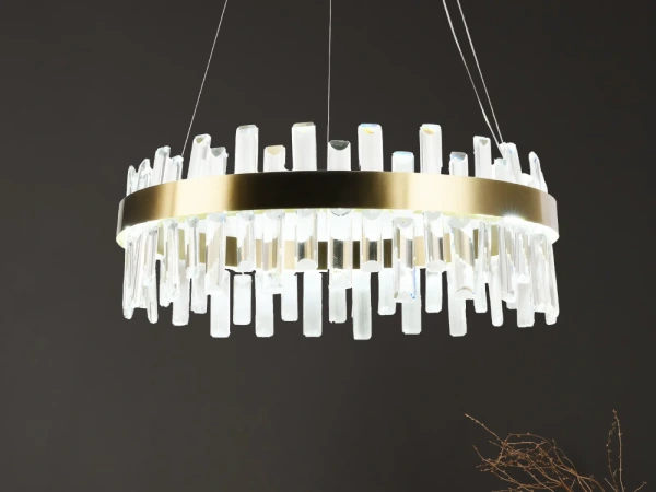 LED krištáľový luster + diaľkový ovládač 80W - J6342/C 3