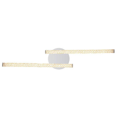 Stropné svietidlo, kov chróm, plast, akrylové krištále priehľadné, nastaviteľné, zmena farby svetla 20