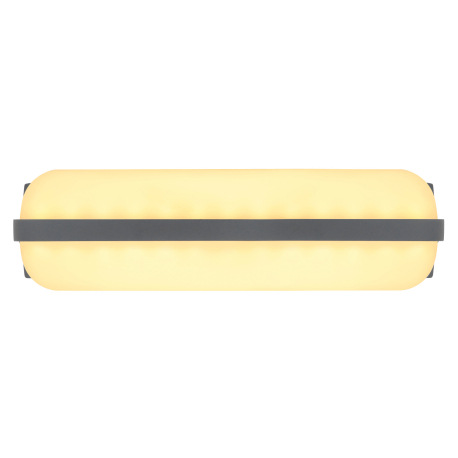 Vonkajšie svietidlo, hliník antracit, plast opál, svieti smerom dole aj hore, IP54, ŠxV:260x60, H:10 3