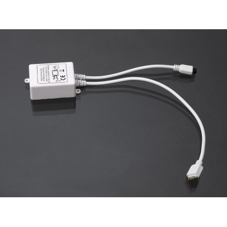 LED pásik plastový biely, stmievateľný, RGB menič a fixácia farieb, diaľkové ovládanie, možnosť skrá 14