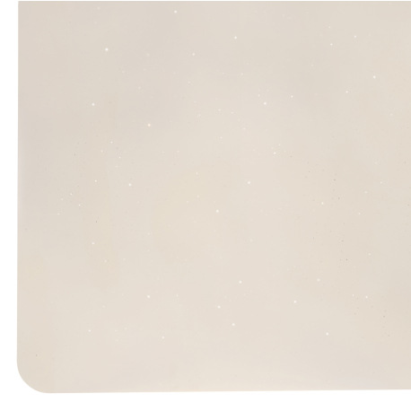 Stropné svietidlo, kov biely, plast biely, trblietavý efekt, IP44, DxŠxV:375x375x75, vrátane 1xLED 2 5