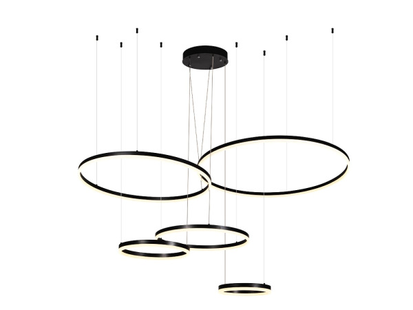 LED závesné svietidlo s diaľkovým ovládačom 220W - J4372/B 8