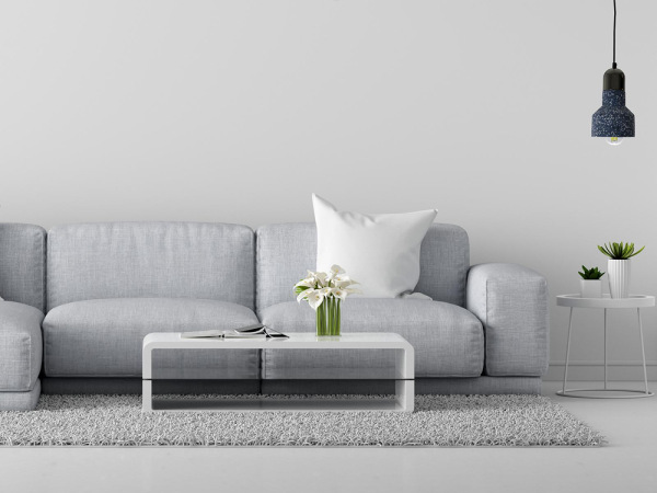 Závesné svietidlo Terrazzo / modrá 1 x E27 - ME0214R/BL 6