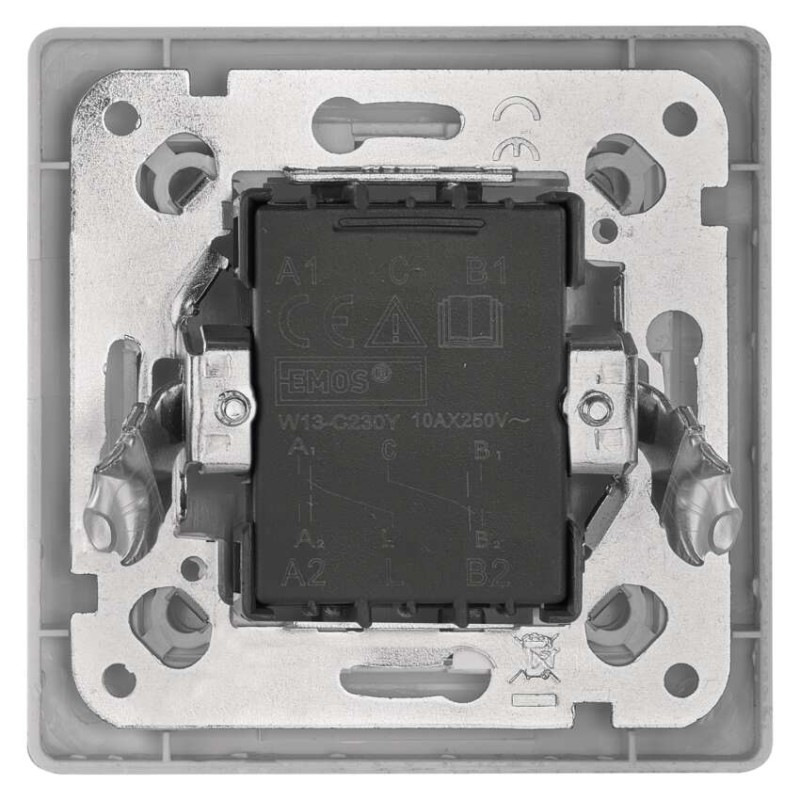 Vypínač dvojitý striedavý č. 6+6 2