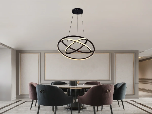 LED závesné svietidlo na lanku + diaľkový ovládač 105W - J4350/BR 4