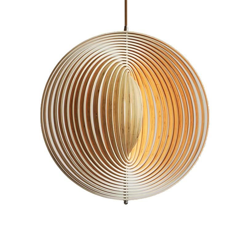 Závesné svietidlo z masívneho dreva E27 / 590 - WRE063 1