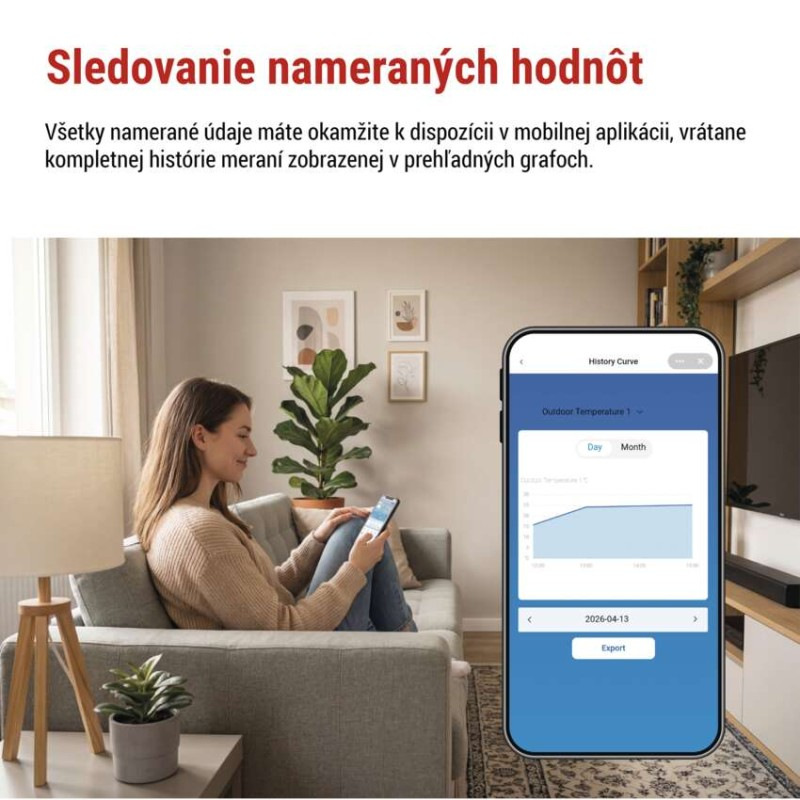 GoSmart bezdrôtová meteostanica E6000 4