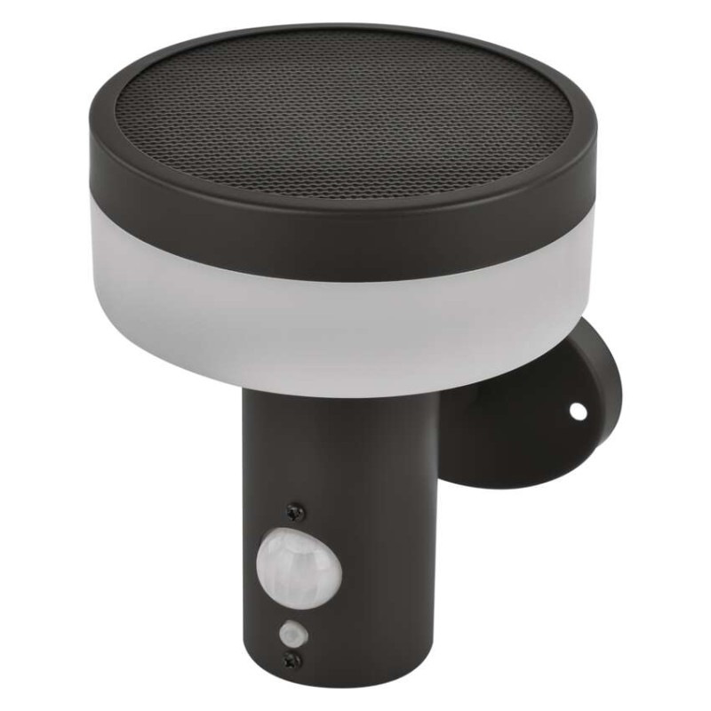 LED záhradné solárne nástenné svietidlo TERION, senzor súmraku, 12,5 x 14,7 x 14,2 cm 1