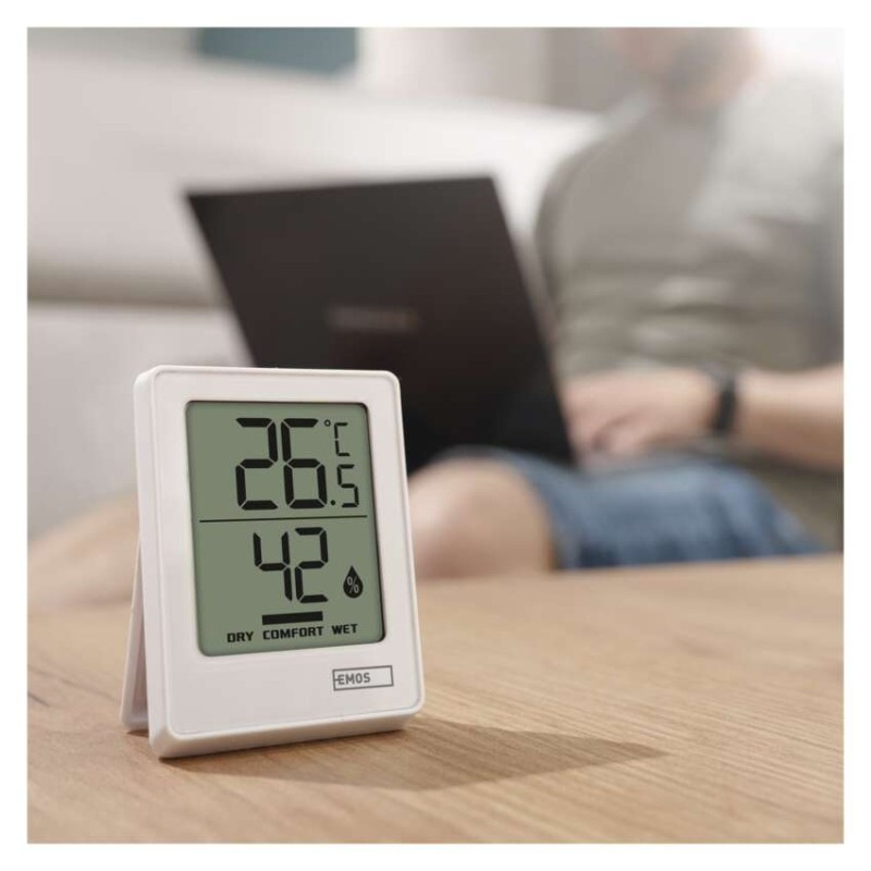Digitálny teplomer s vlhkomerom E0345 3