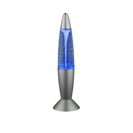 Dekoratívne svietidlo, plast sivý a priehľadný, prevádzka s batériou alebo adaptérom, vypínač, zmena 14