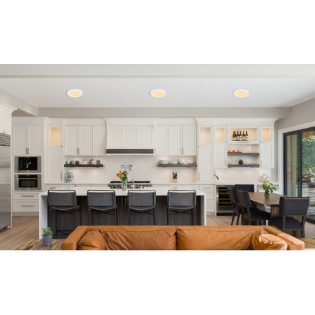 Stropné svietidlo, plast biely, plast biely, zmena farby svetla vypínačom v zadnej časti svetla, zap 1