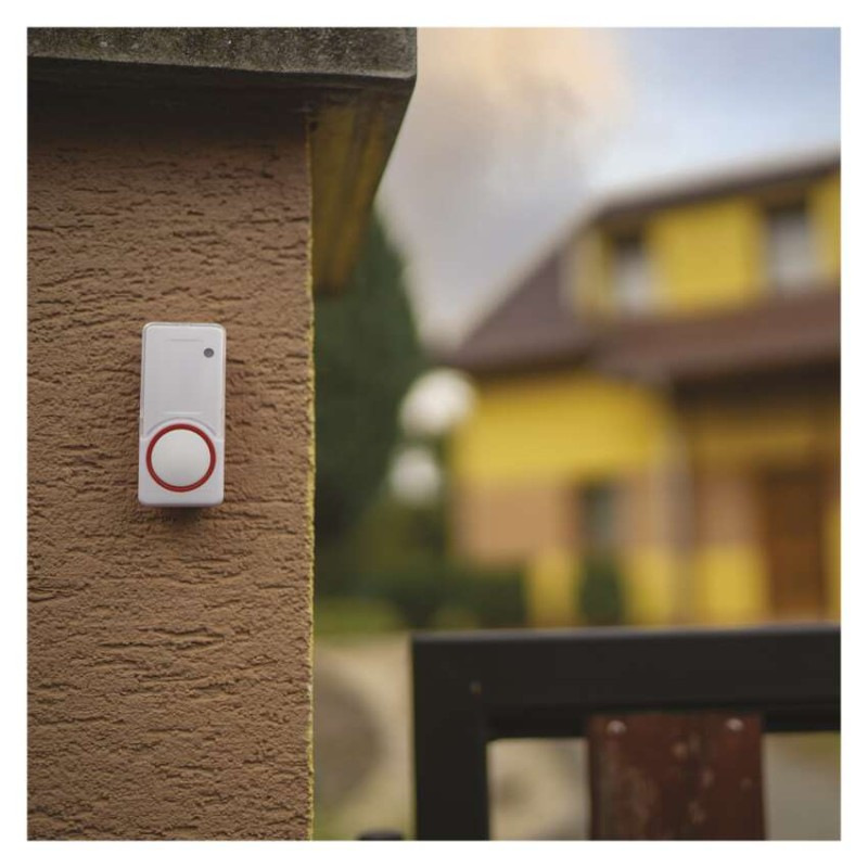 Domový bezdrôtový zvonček bez baterie P5750.2T do zásuvky, s 2 tlačidlami 4