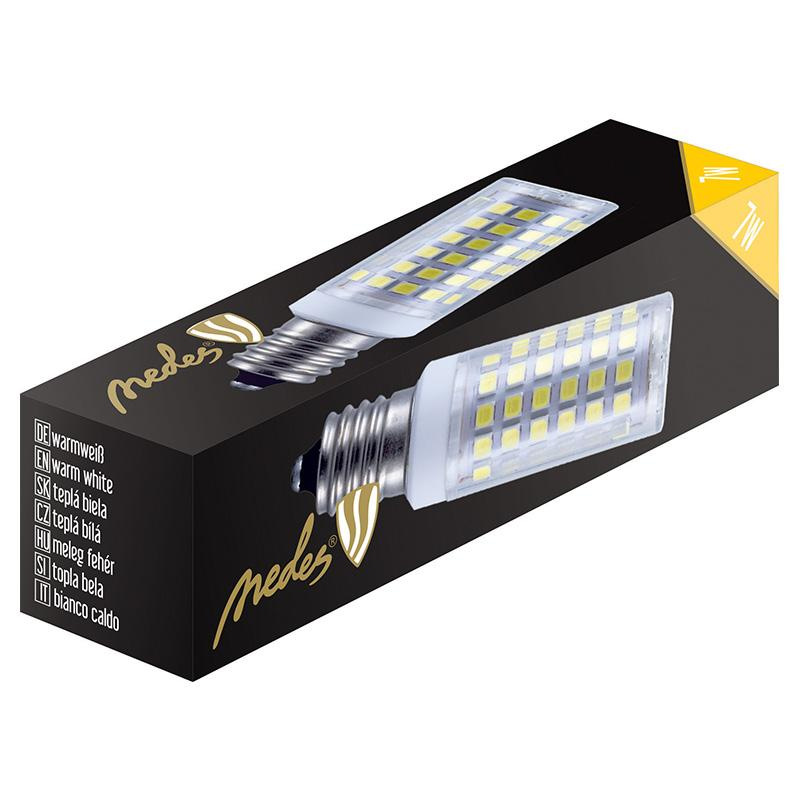 LED žiarovka 7W - E14 / SMD / 2800K - ZLS013C 3