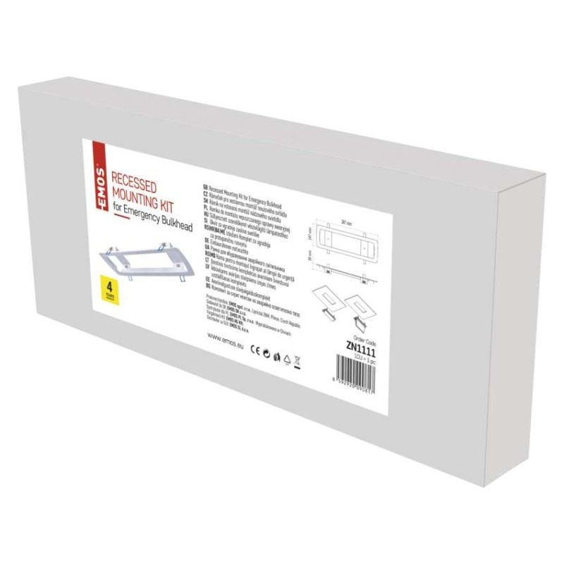 Rámik na vstavanú montáž núdzového svietidla NESSI 3