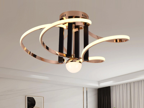 LED stropná lampa + diaľkový ovládač 80W - J3334/GCH 9