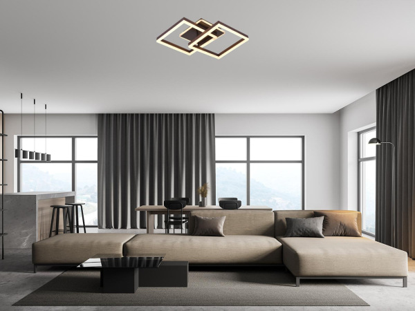 LED stropné svietidlo s diaľkovým ovládačom 80W - J3366/BR 10